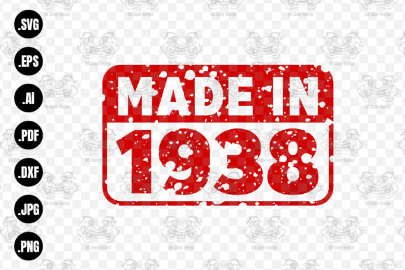 Download Made in 1938 Rubber Texture Stamp&nbsp;&nbsp; - 1938 Collection