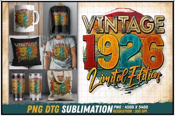 Download Vintage 1926 Limited Edition Retro Round - 1926 Collection